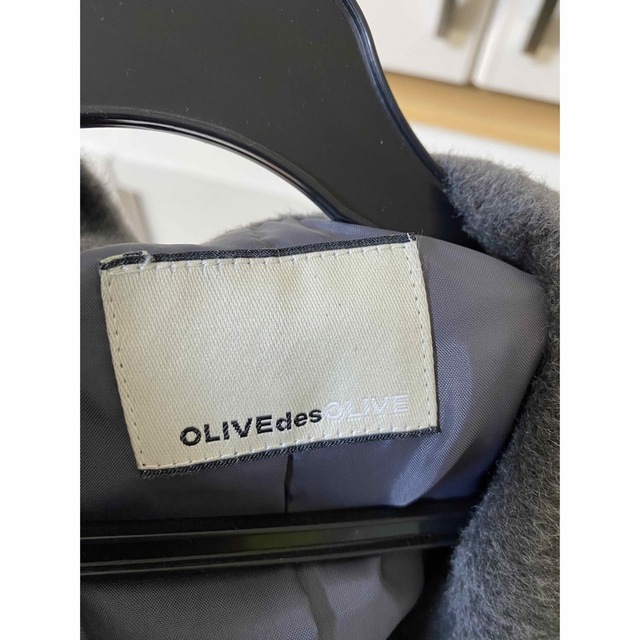 未使用　OLIVE des OLIVE オリーブデオリーブ チェスターコート  レディースのジャケット/アウター(チェスターコート)の商品写真