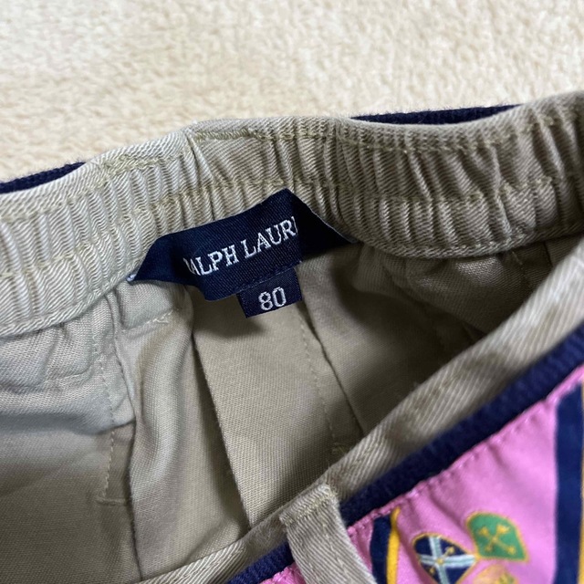 ラルフローレン　プリーツスカート　ベルト付き　80サイズ キッズ/ベビー/マタニティのベビー服(~85cm)(スカート)の商品写真
