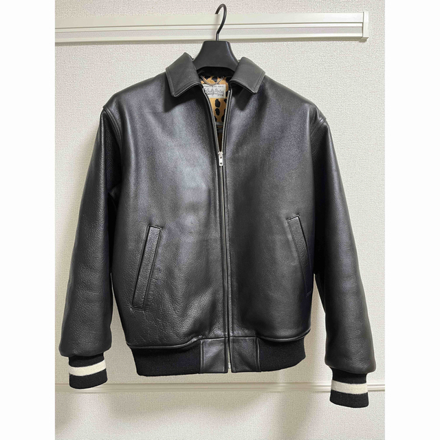 ワコマリア 21AW LEATHER VARSITY JACKET Sサイズ | フリマアプリ ラクマ