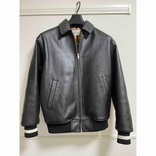 ワコマリア(WACKO MARIA)のワコマリア 21AW LEATHER VARSITY JACKET Sサイズ(スタジャン)