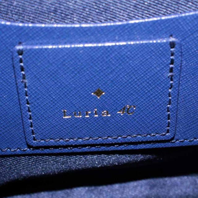 4℃(ヨンドシー)のヨンドシー 4℃ ルリアヨンドシー ショルダーバッグ レザー ビジュー装飾 紺 レディースのバッグ(ショルダーバッグ)の商品写真