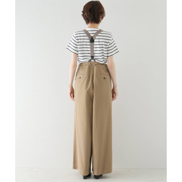 CURRENTAGE/カレンテージ】CHINO SUSPENDER パンツ-