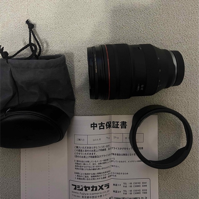 カメラCANON RF28-70mm F2 L USM 極美品 高級フィルター付き