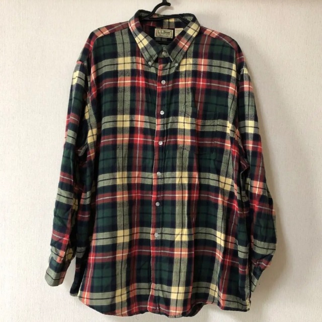 80年代製“L·L·Bean”ヘビーコットンシャツ 赤 10