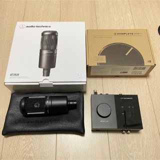 オーディオテクニカ(audio-technica)の【保証書有未使用】at2020と他一式セット(マイク)