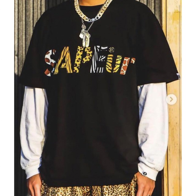 SAPEur SAFARI LOGO Tee / ソックス