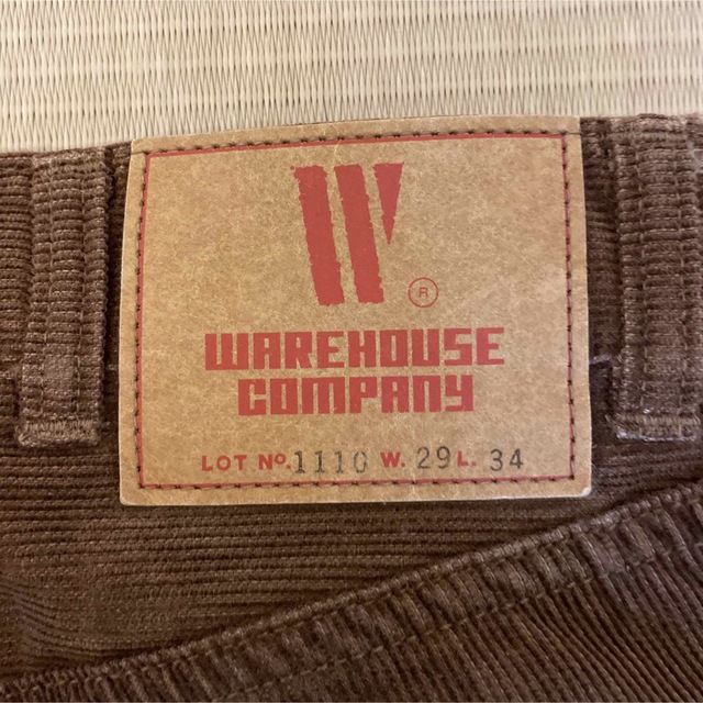 WAREHOUSE(ウエアハウス)のウエアハウス　コーデュロイパンツ　WAREHOUSE メンズのパンツ(ワークパンツ/カーゴパンツ)の商品写真