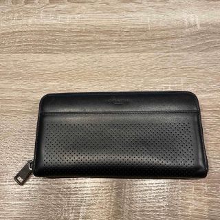 コーチ(COACH)のCOACH  メンズ  長財布  ブラック(長財布)