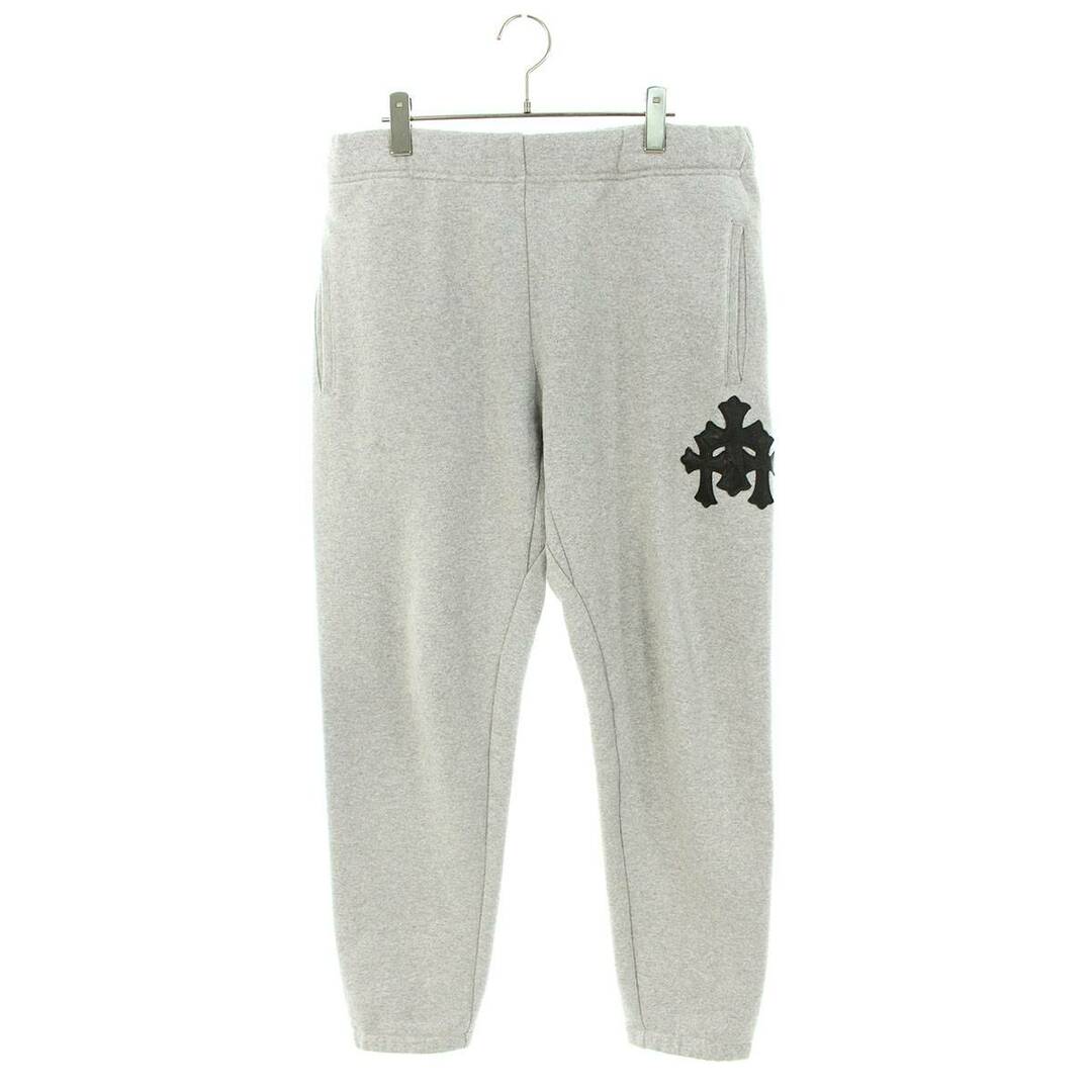 クロムハーツ  Y NOT SWEAT PANTS クロスパッチスウェットハーフパンツ メンズ L