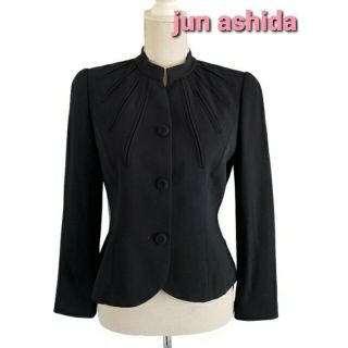 ジュンアシダ(jun ashida)の大変美品　jun ashida  素敵なショートジャケット ヴィンテージ？(ノーカラージャケット)