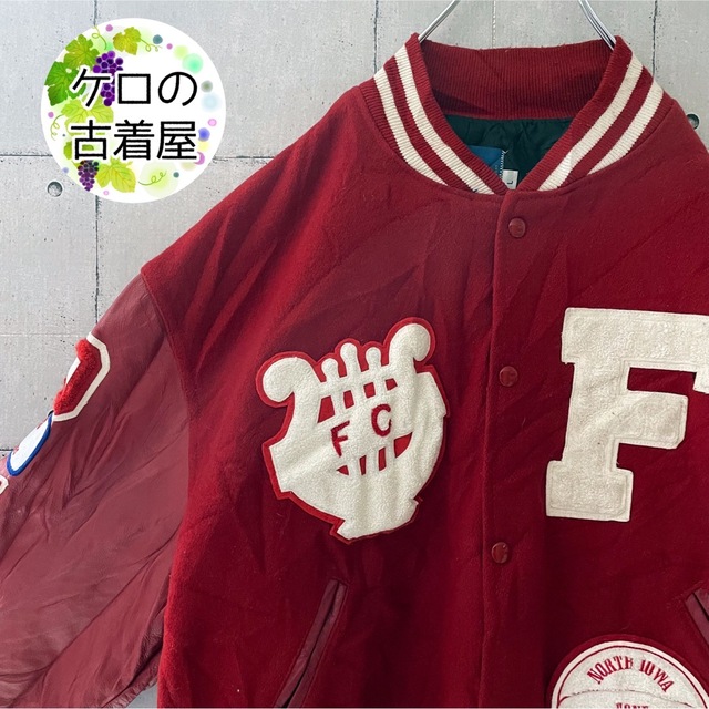 格安豊富な 2000年 アメリカ輸入古着 スタジャン 本革の通販 by ケロの