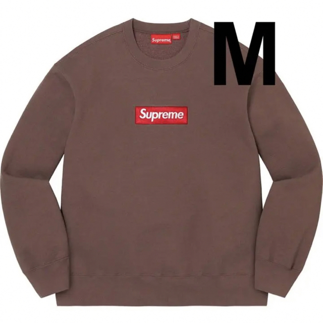 supreme Box Logo Crewneck brown Mサイズ