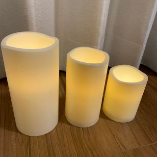 IKEA LEDキャンドル3個セット(その他)