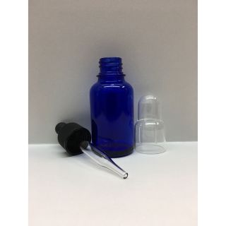 新品 遮光瓶 ｺﾊﾞﾙﾄ ｽﾎﾟｲﾄ 容器 30ml ｱﾛﾏ ｺｽﾒ 詰替(アロマグッズ)