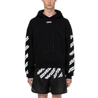 OFF WHITE AIRPORT TAPE OVER HOODIE(パーカー)