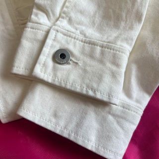 【未使用タグ付き】kate spade ジャケット ホワイト デニム 襟 S