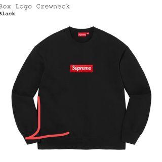 シュプリーム(Supreme)のL Supreme  Box Logo Crewneck black(スウェット)