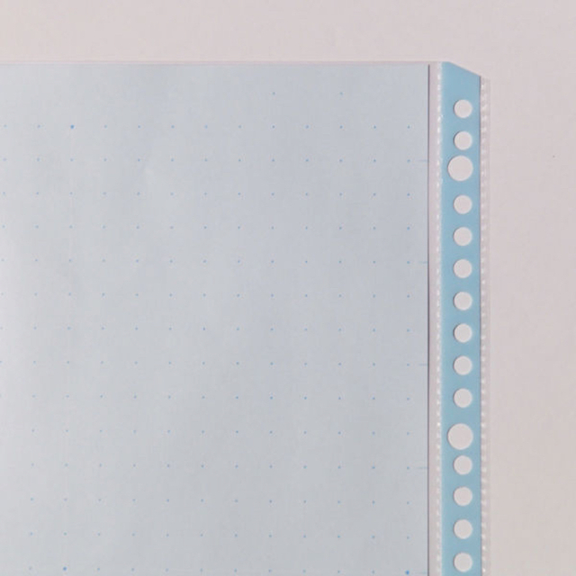 コクヨ(コクヨ)のコクヨ　クリヤーブック替紙（ブルー）A4ラ-880NB1袋×4セット インテリア/住まい/日用品のオフィス用品(オフィス用品一般)の商品写真