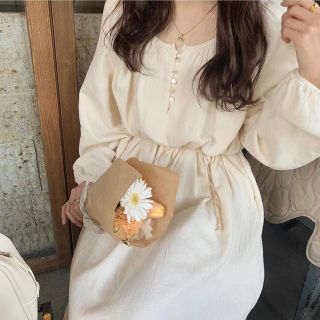 cotton like flare onepiece(ロングワンピース/マキシワンピース)