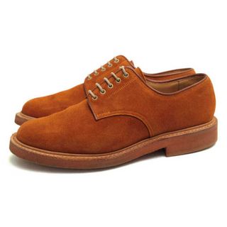 クロケット＆ジョーンズ／CROCKETT＆JONES シューズ 靴 メンズ 男性 男性用スエード スウェード レザー 革 本革 ブラウン 茶  TENBY プレーントゥ グッドイヤーウェルト製法 Vibramソール(その他)