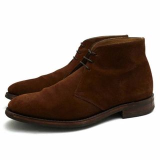 ローク(Loake)のローク／Loake チャッカブーツ シューズ 靴 メンズ 男性 男性用スエード スウェード レザー 革 本革 ブラウン 茶  Kempton suede ケンプトン プレーントゥ ダイナイトソール グッドイヤーウェルト製法(ブーツ)