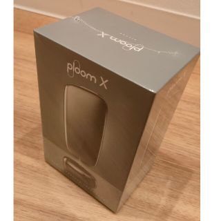 プルームテック(PloomTECH)の未開封新品　プルームX スターターキット　シルバー　ploom X(タバコグッズ)