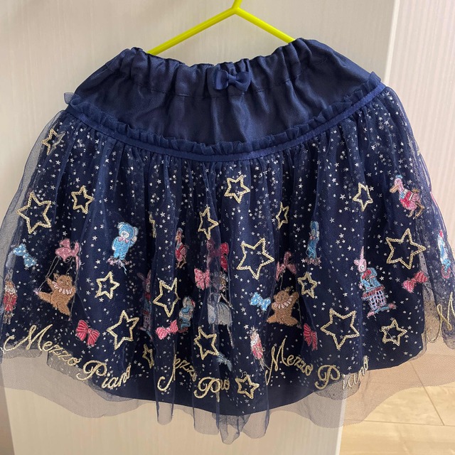 mezzo piano(メゾピアノ)のメゾピアノ チュールスカート キッズ/ベビー/マタニティのキッズ服女の子用(90cm~)(スカート)の商品写真