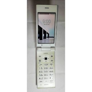 ソフトバンク(Softbank)の8143【中古・SIMフリー・povo可能】ソフトバンク4Gガラホ501KC白(携帯電話本体)