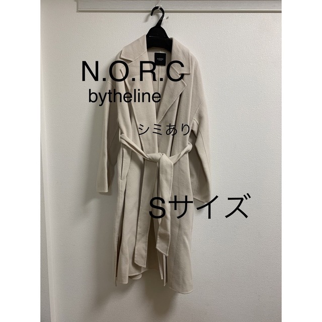 3014 NORCbytheline ロングコート カーキ M 新品未使用