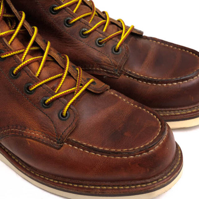 レッドウィング／RED WING ワークブーツ シューズ 靴 メンズ 男性 男性用レザー 革 本革 ブラウン 茶  1907 Classic Work 6inch Legacy Moc モックトゥ 定番 グッドイヤーウェルト製法