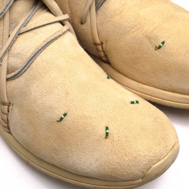 ビズビム/VISVIM シューズ スニーカー 靴 ハイカット メンズ 男性 男性用ウール 毛 ベージュ HURON MOC HiFOLK FRA VEG SHRLNG Vibramソール ムートン ビズビム/VISVIM シューズ スニーカー 靴 ハイカット メンズ 男性 男性用ウール 毛 ベージュ HURON MOC HiFOLK FRA VEG SHRLNG Vibramソール ムートン