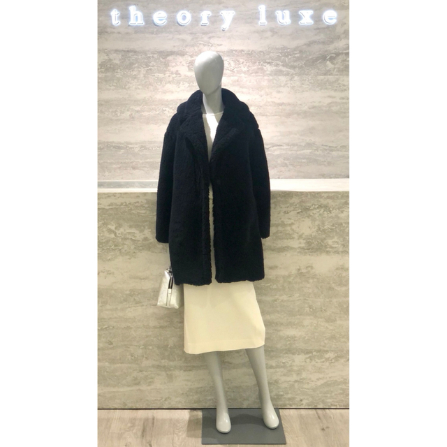 Theory luxe   Theory luxe aw テディベアチェスターコートの通販 by