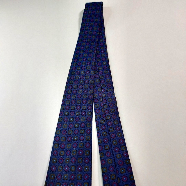 RENOMA(レノマ)の214【renoma】レノマ ネクタイ  紺×赤×黄 メンズのファッション小物(ネクタイ)の商品写真