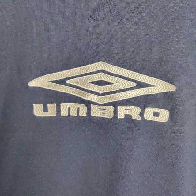 のでご UMBRO - スウェット トレーナー 刺繍ロゴ UMBRO ネイビー