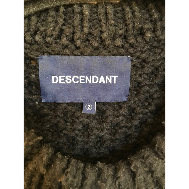 DESCENDANT ディセンダント 希少切り替えニット 厚手 4