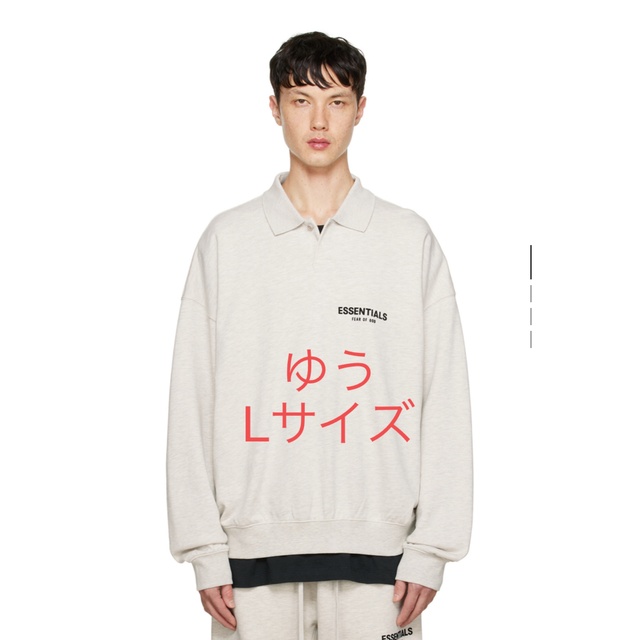 Fog Essentials ライトウェイト ポロシャツ スウェット L 長袖 Fog Essentials ライトウェイト ポロシャツ スウェット L 長袖