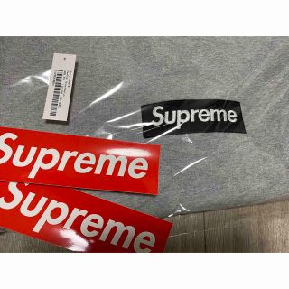 シュプリーム(Supreme)のM supreme box logo crewneck heather grey(スウェット)