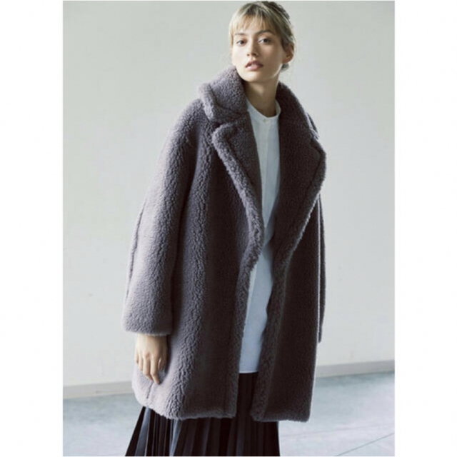 Theory luxe 20aw テディベアチェスターコート | www.innoveering.net