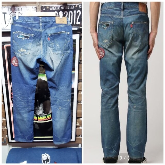hystericglamour ヒステリックグラマー 転写デニム M