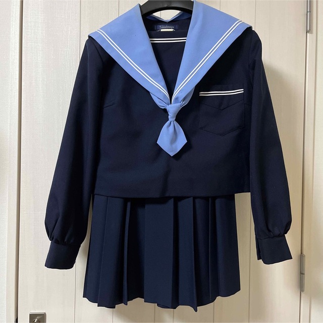 セーラー服 水色襟カバー 高校 冬服 高島屋 takashimaya