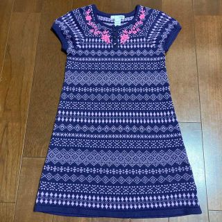 H&M  ニットワンピース　130サイズ(ワンピース)