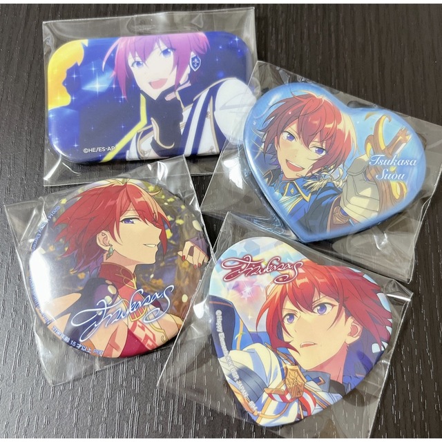 朱桜司 バラエティ缶バッジ あんスタ 月永レオ ロマンチック 朱桜司 バラエティ缶バッジ あんスタ 月永レオ ロマンチック