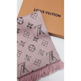 ルイヴィトン(LOUIS VUITTON)のルイヴィトン　マフラー　ロゴマニア　ピンク　シャイン(マフラー/ショール)