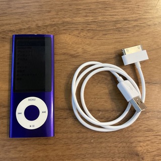 アイポッド(iPod)の【専用】iPod nano 第5世代 16GB パープル(ポータブルプレーヤー)