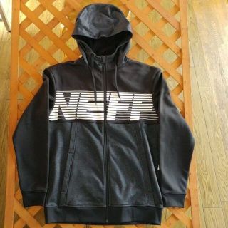 Neff - NEFFネフ【FLINT SHREDDER】黒 M 防風撥水ソフトシェル ジップ