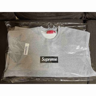 シュプリーム(Supreme)のSupreme Box Logo crewneck Heather Grey L(トレーナー/スウェット)