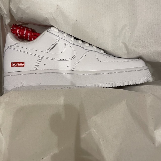 SUPREME NIKE AIR FORCE 1 24cm whiteメンズ