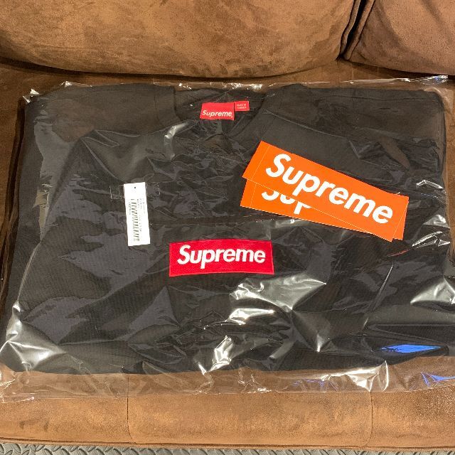 新品 Supreme Box Logo crewneck Black XXL