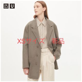 ユニクロ(UNIQLO)の新品 タグ付き！ユニクロu テーラードコート XS(ロングコート)