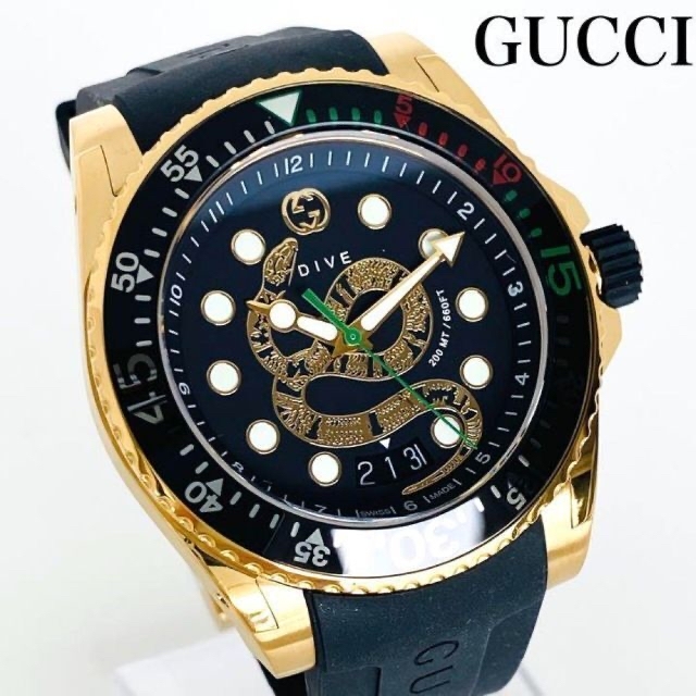 GUCCI DIVE WATCH SNAKE グッチ ダイヴ ウォッチ